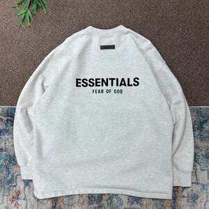 Fear of God Essentials Long Sleeve T-Shirt Light Heather Grey